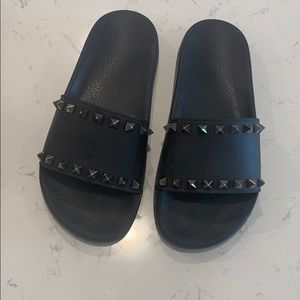Valentino rock stud pool slide